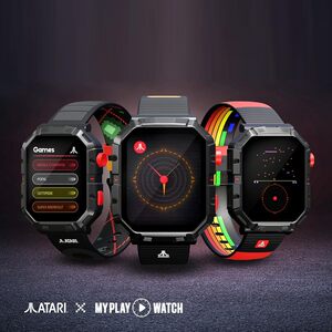 My Play Watch 雅达利 Atari 2600 智能游戏手表 重温复古游戏机