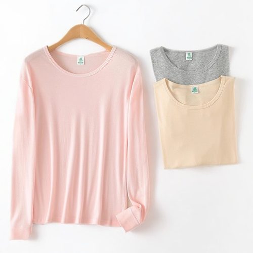 女士简约柔软透气纯棉罗纹内衣