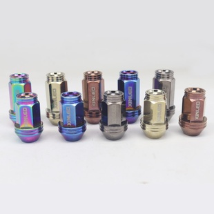 适用7075锻造改装轮毂螺丝帽丰田本田福特思域马自达飞度轮胎螺丝