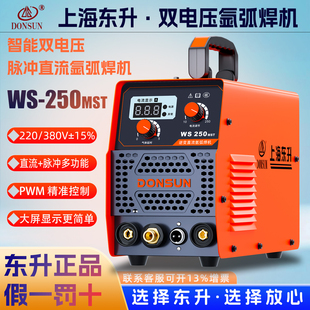 上海东升WS-250双电压氩弧焊机220V/380V家用小型工业级400电焊机