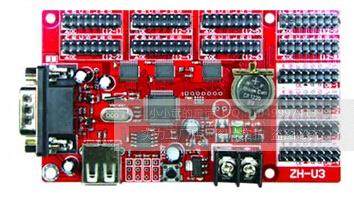 。u0u1u2u3w5led控制卡zh室内单色模组单色显示屏单元板zh--