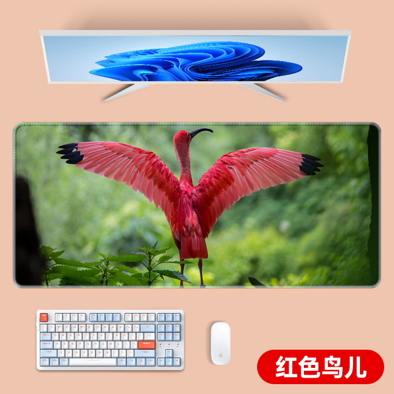 鼠标垫超大号电脑桌面垫办公女生高颜值快捷键盘垫电竞鼠标垫定制