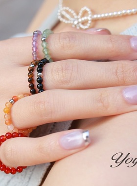 YOYR925大自然造物 宠粉福利百搭高品质通透简约手作戒指