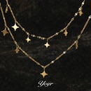 yoyr钛钢项链 叠戴璀璨星星项链轻奢七夕高级感闪耀精致颈链