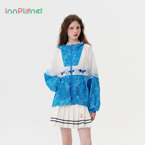 innplanet大力水手宽松连帽外套
