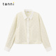 竖条纹衬衫 tanni2026春新款 智性风简约百搭经典 上衣TP11SH151A