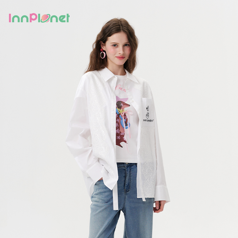 innplanet大力水手宽松休闲衬衫