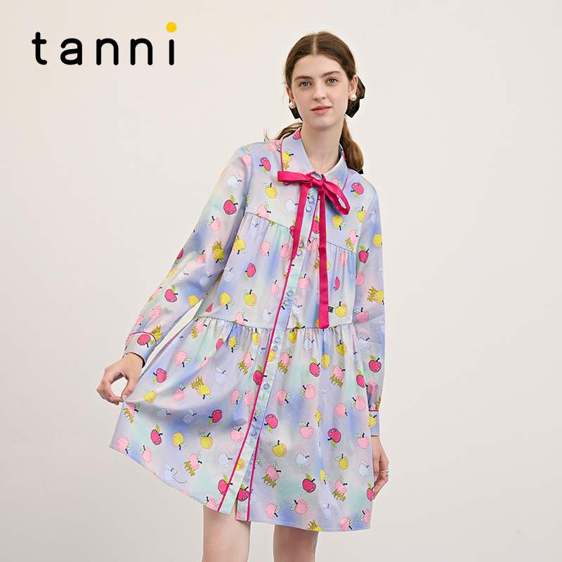 tanni多巴胺不对称设计娃娃裙