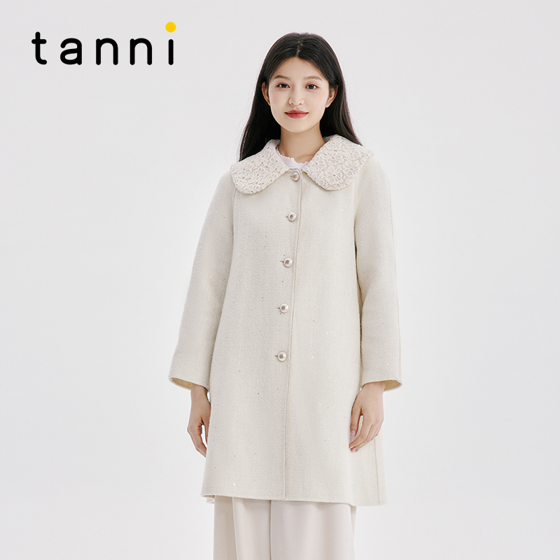 秋冬新款设计感羊毛大衣