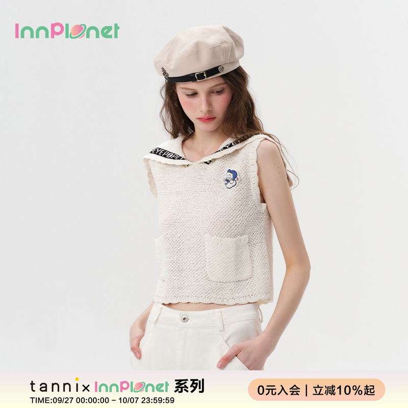 innplanet大力水手海军领针织衫