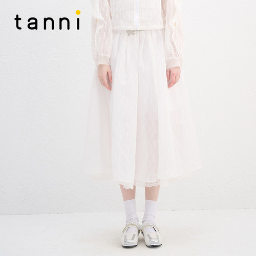 tanni度假风温柔气质少女半身裙