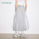 innplanet新款 半身裙PN11SK034B 型抽绳工装 休闲百搭长款 花苞版