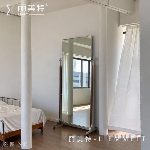 女服装店全身镜不锈钢落地显瘦镜