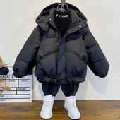 2025新款 儿童羽绒服男童冬季 加厚羽绒服白鸭绒棉袄帅宝宝网红外套