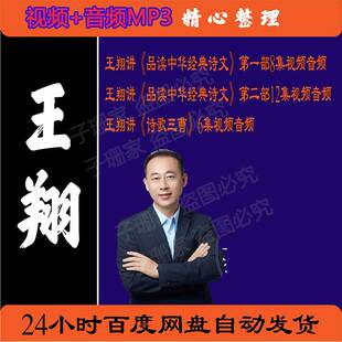 王翔讲品读中华经典诗文诗歌三曹历史资料视频百家讲坛音频MP3