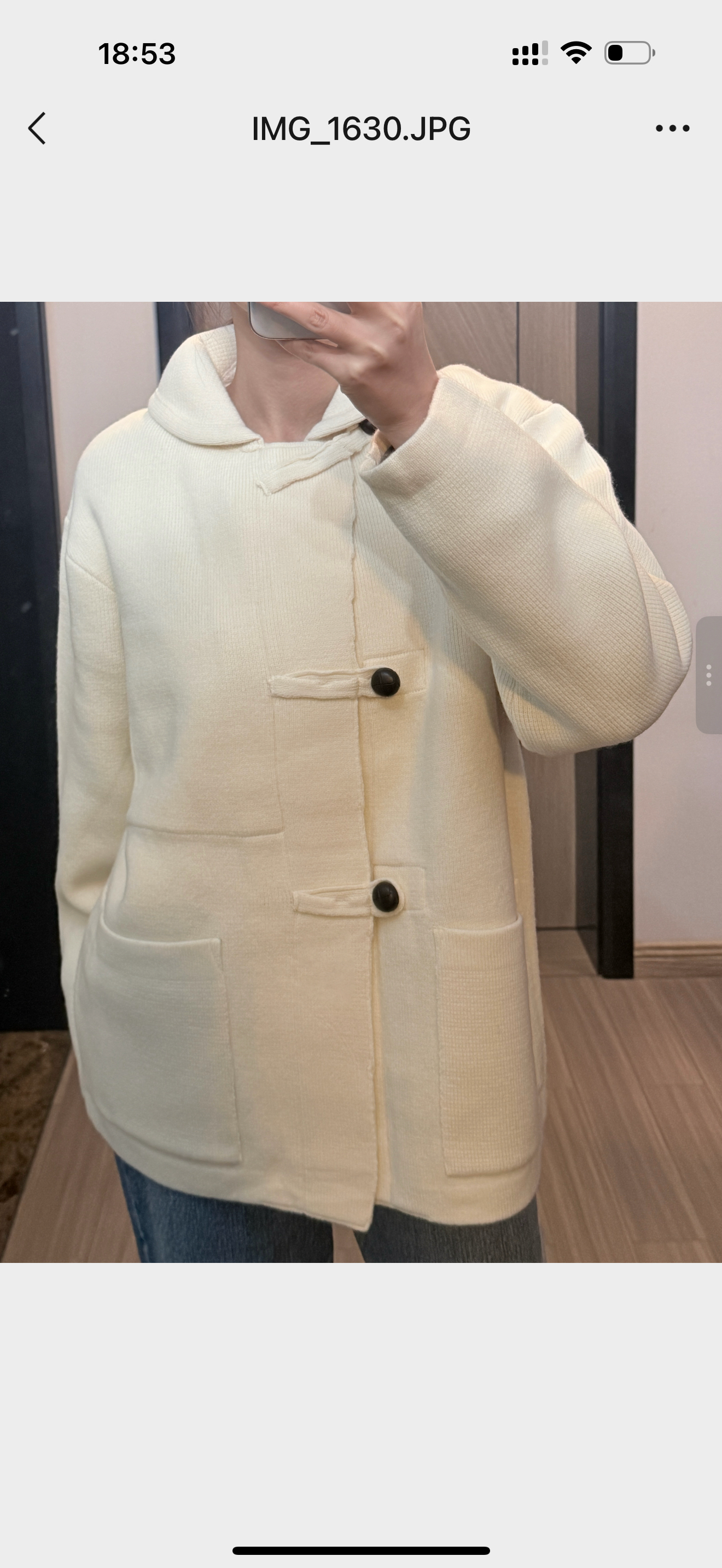 Rosatown 斜牛角 针织 外套 羊毛 直播特惠