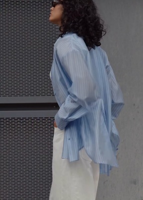 Rosatown｜条纹 宽松版 衬衫 澳洲红牌