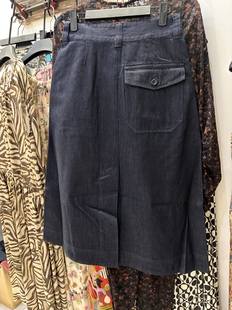 mhl 牛仔 棉布 裙 半裙
