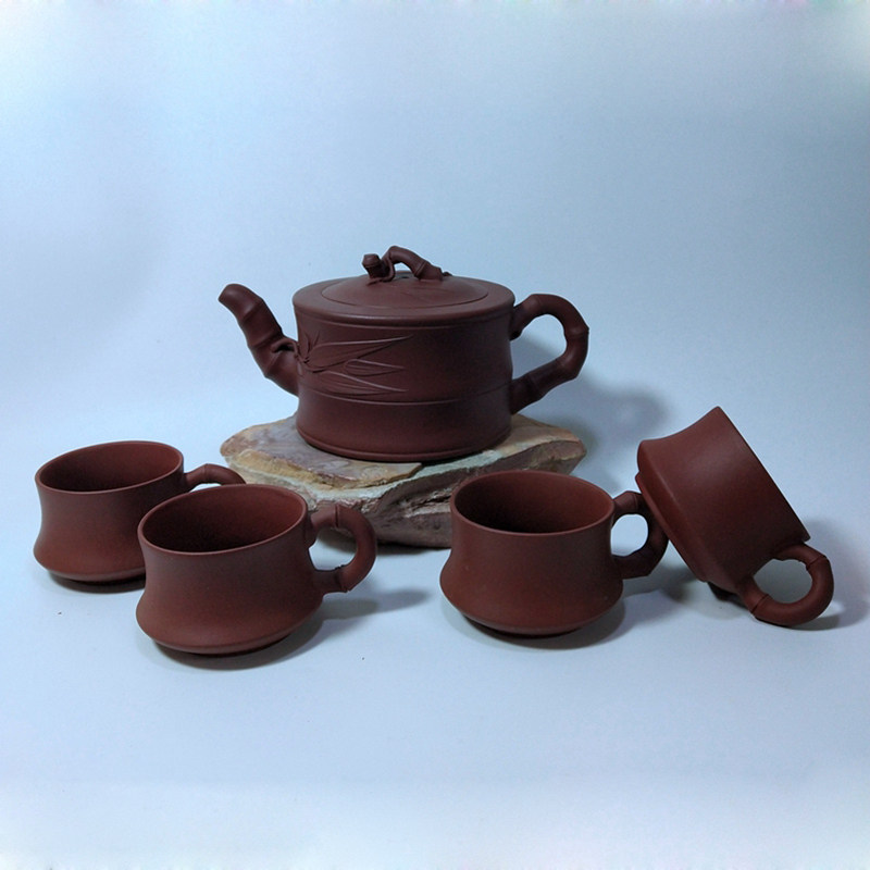 宜兴紫砂一厂分厂原矿400cc茶壶