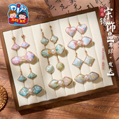 宋锦饰品耳环发夹套装 手工diy制作材料趣味活动暖场亲子手作