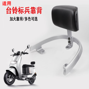 专用于台铃电动车标兵后靠背总成靠椅垫子TL1200DT 20D铝合金扶手