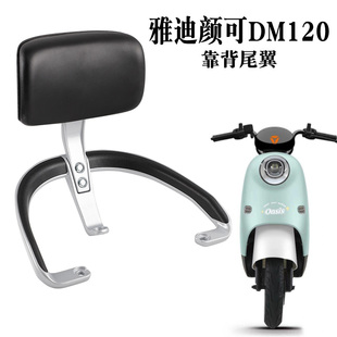 适用于雅迪电动车颜可DM120后靠背扶手尾翼TDR2997Z拉手靠垫货架