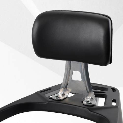 摩托车后靠背后货架加装支架靠垫