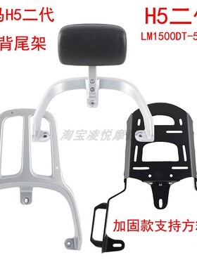 适用立马H5二代电动车尾架靠背LM1500DT-52/53加厚货架尾箱外卖架