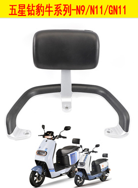 适用电动车五星钻豹海豚EB N9/N11/GN11爱玛A118指挥官靠背后货架
