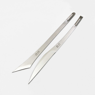 金田不锈钢水仙花雕刻刀多肉植物去头分株修根去腐小割刀园艺薄刀