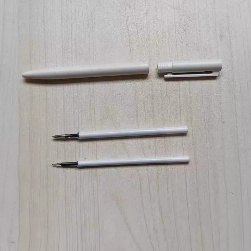 得力中性笔芯0.38mm 黑色通用笔芯0.5mm适用于小米按动签字笔芯