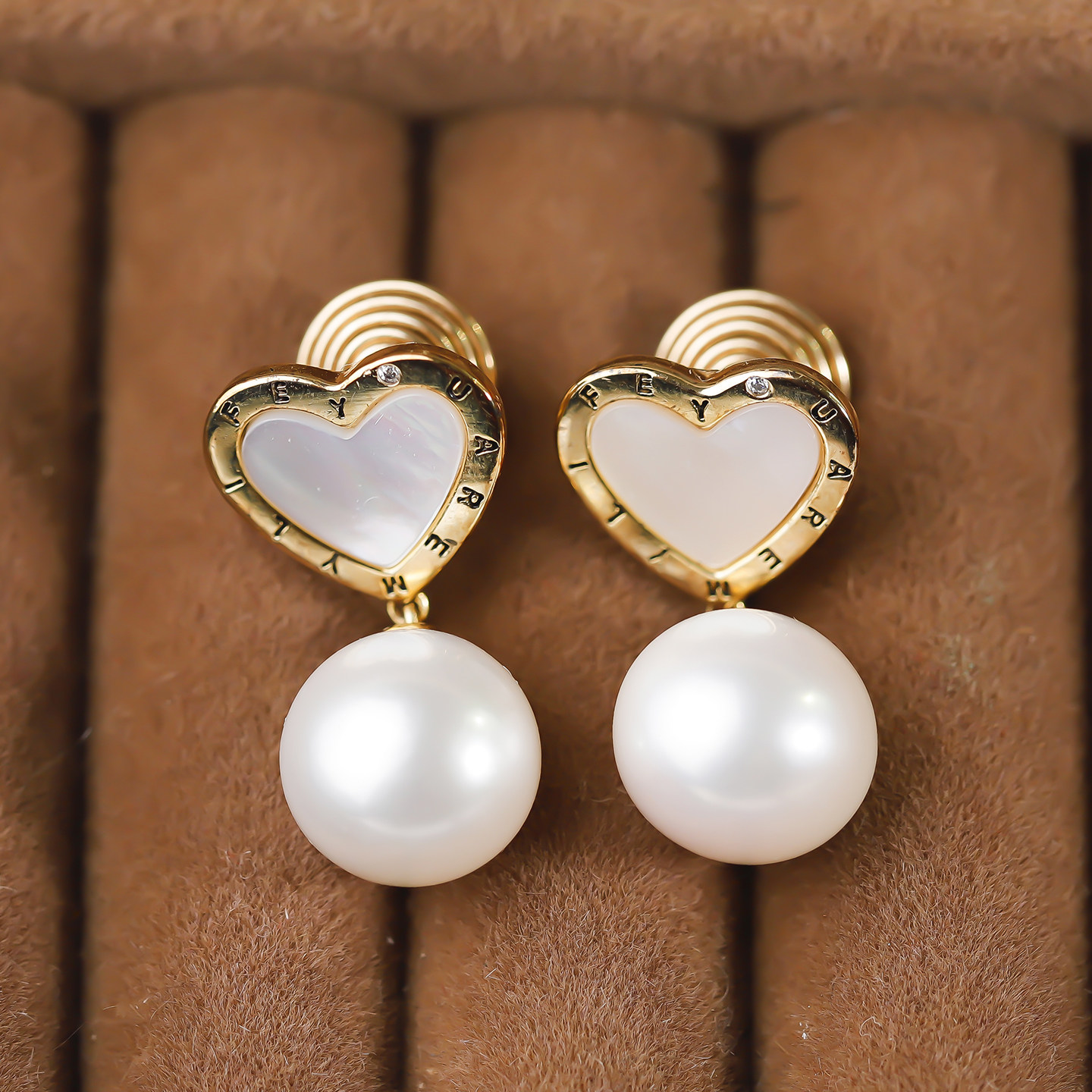 承悦珠宝 爱心珍珠短款耳夹 纯银耳环 蚊香盘无耳洞耳夹,珠宝/钻石/翡翠,耳饰,淘宝优惠券,粉丝福利购,淘宝优惠卷