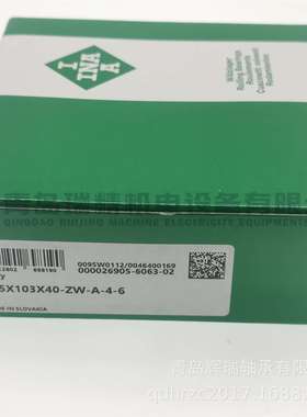 I-N-A 保持架与滚针组件轴承 K95X103X40-ZW-A-4-6 = KT9510340C3