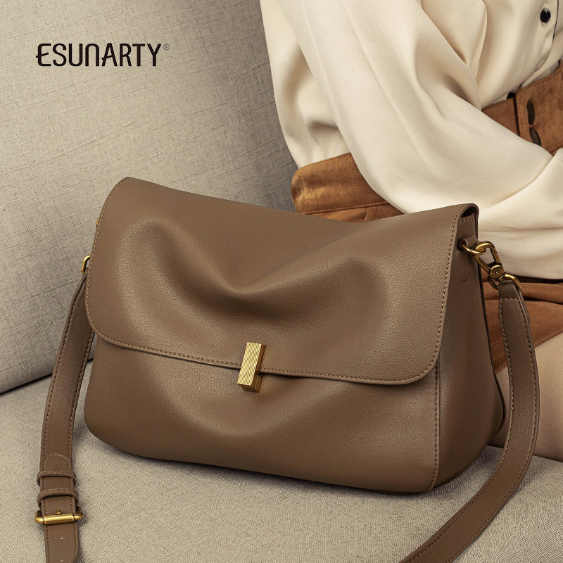 真皮女包2025新款时尚链条腋下包女大容量子母包高级感单肩斜挎包,箱包皮具/热销女包/男包,腋下包,淘宝优惠券,粉丝福利购,淘宝优惠卷