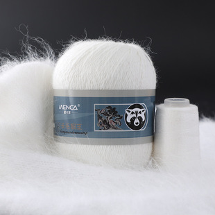 5套/包 长毛水貂绒纱线 厂家直销 热销貂绒手编安哥拉兔毛线