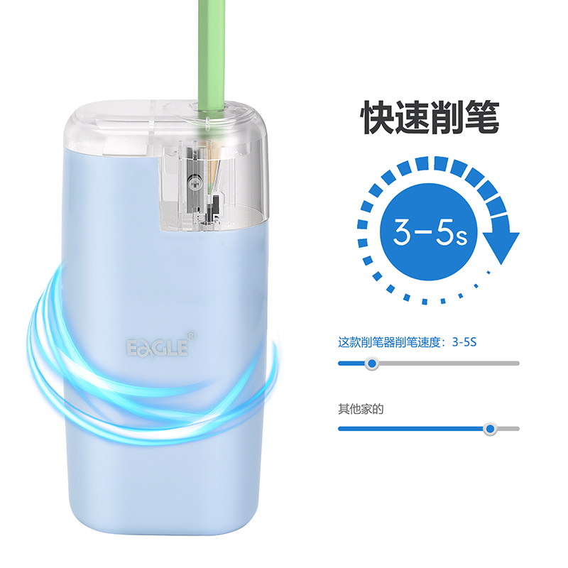益而高卷笔刀小学生电动削笔器