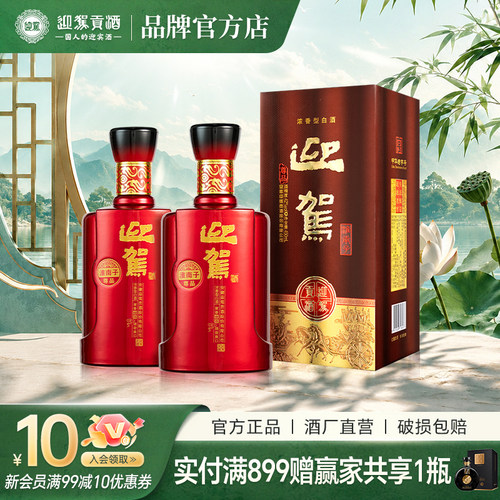 【 官仓直发】迎驾贡酒 淮南子尊品 42度450ml*2瓶 浓香纯粮白酒