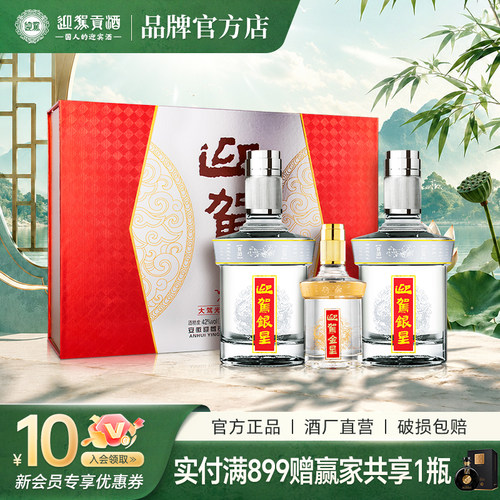 迎驾贡酒42°52ml*2银星礼盒浓香