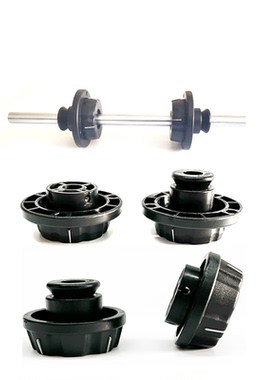 带法兰盘轴芯锁缠绕机轴芯锁 FLB-20-FT 25 30 35轴芯锁 快速顶头