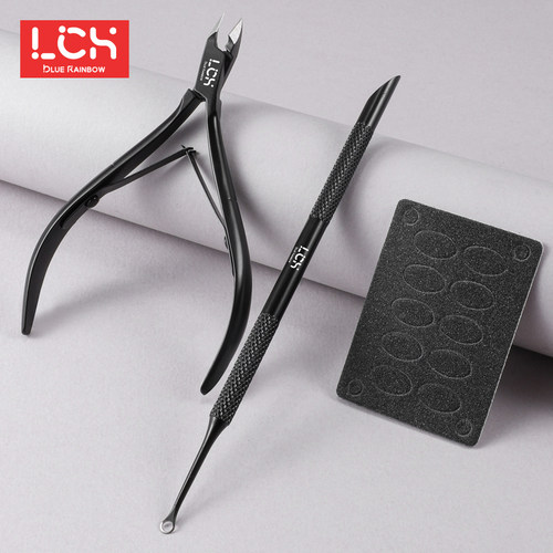 不绣钢俄式双头美甲小钢推去死皮