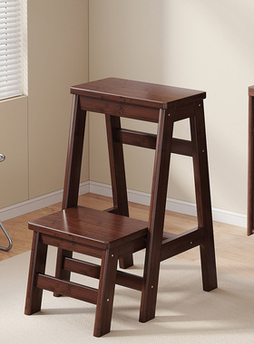 楠竹梯凳梯子凳子两用家用多功能折叠梯椅稳步登高二三步梯小梯子