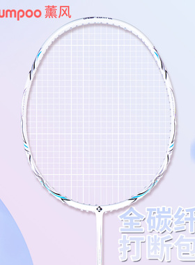 熏风K520pro羽毛球拍超轻4U全碳素纤维新手入门拍KUMPOO单拍正品