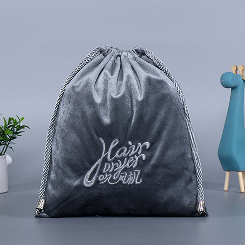 酒店宾馆吹风机收纳袋 客房电吹风布袋防尘绒布袋 可定制LOGO