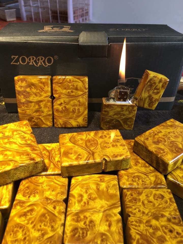新品包邮黄金樟打火机满榴疤大叶打火机