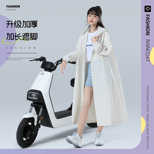 一次性雨衣长款 女成人骑行外穿户外电动车雨披 全身防暴雨登山男款