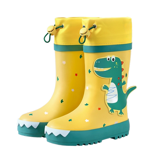 儿童雨鞋防水防滑男童女孩水鞋中小童学生上学专用雨靴子宝宝胶鞋