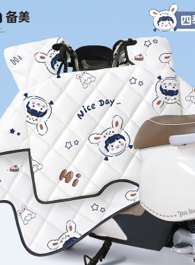 电动车防晒挡风被四季通用夏季2025新款电瓶摩托车双面防水防雨罩