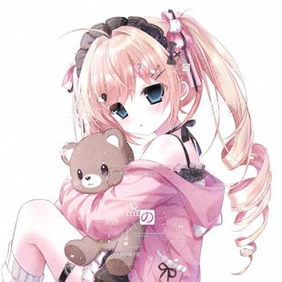 26张 卡通女生动漫插画头像原创圈高清无水印 阴天扭蛋灯水母直购