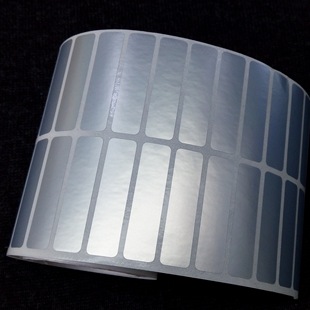 线材标签 25#40*10*5000超薄哑银 不干胶贴纸 PET 肖银龙标签