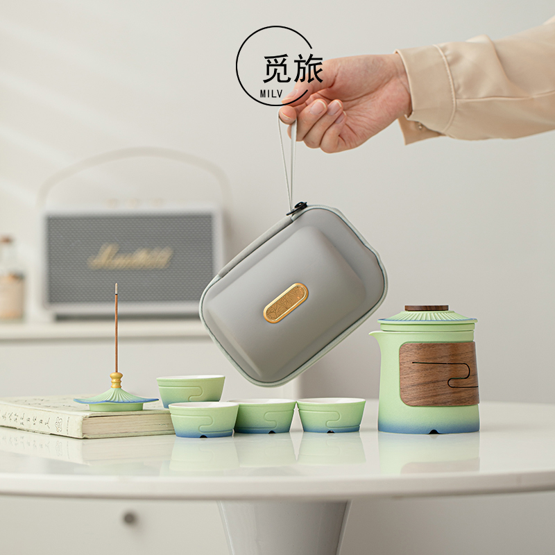 故宫文创旅行茶具小套装便携式